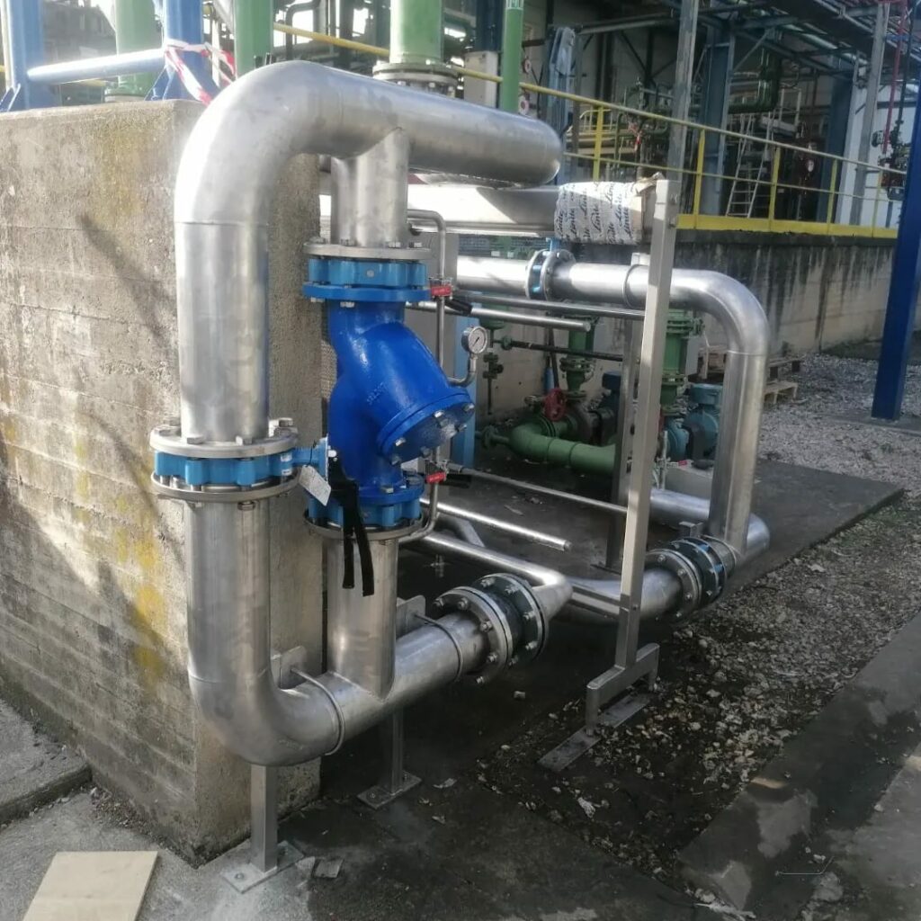 canalisation industrielle en inox